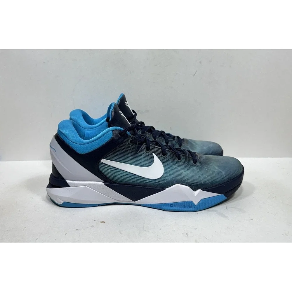 Nike Zoom Kobe 7 System Shark Basketball Shoes Bryant 488371-401 Men's Size 13